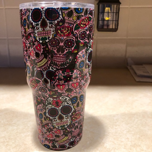 yeti sugar skull tumbler